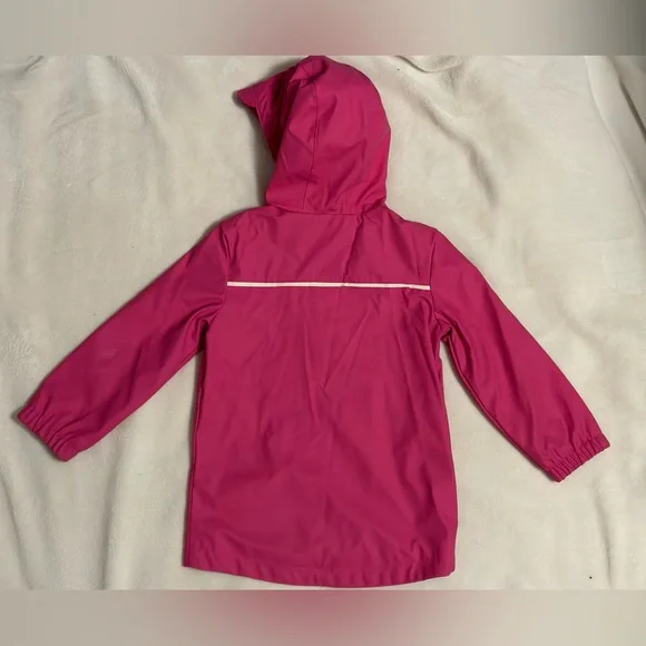 Cat & Jack Hot Pink Raincoat 4t - Picture 2 of 4